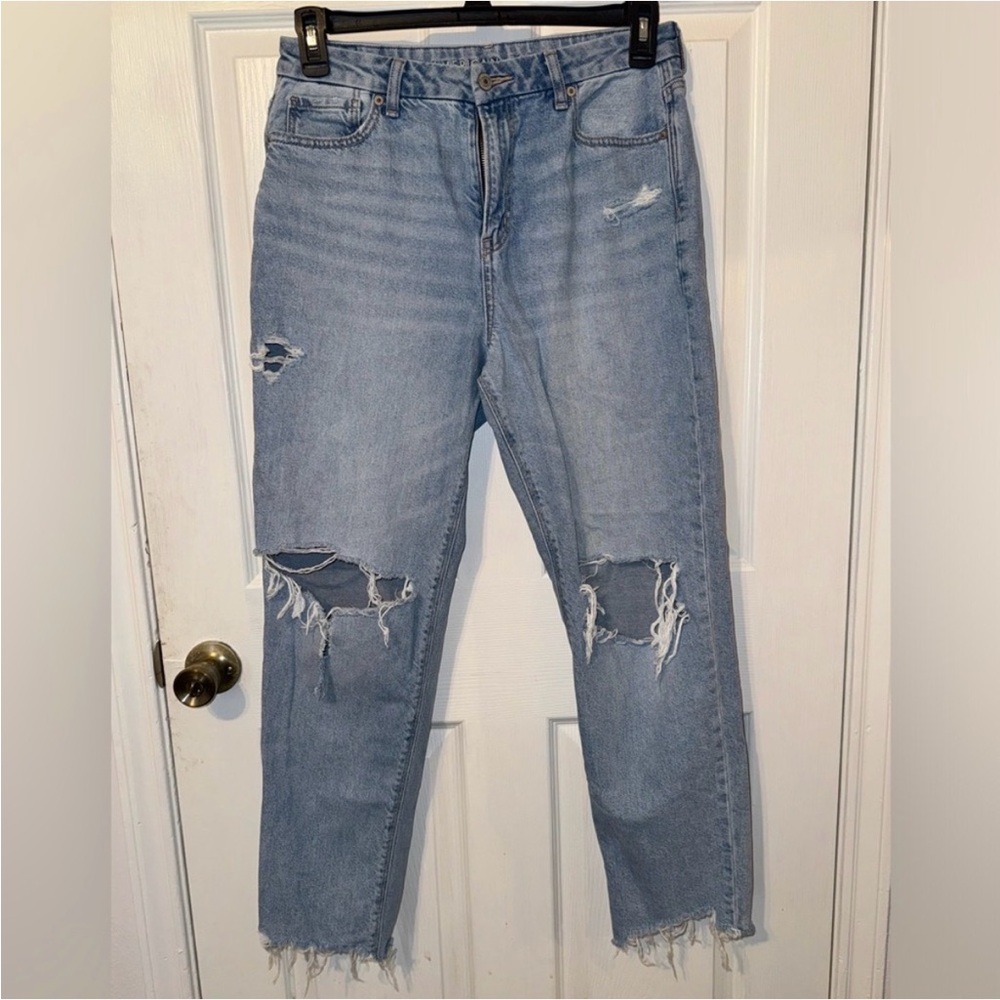 American Eagle Stretch Curvy Mom Jeans Size 8 EUC